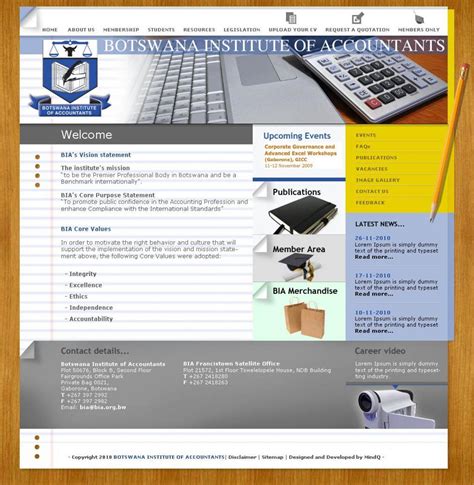 Botswana Institute Of Accountants Website 2010 Mindq