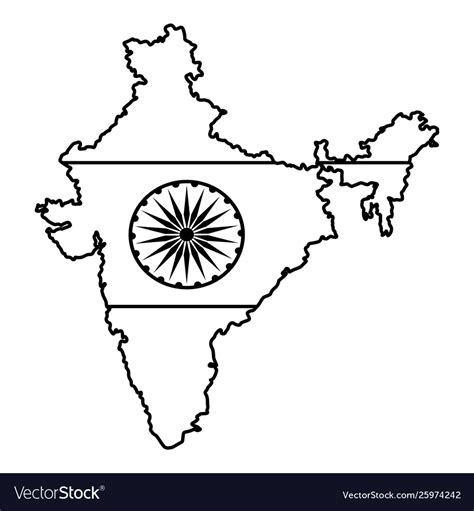 India Map Black And White Map Of Interstate Vrogue