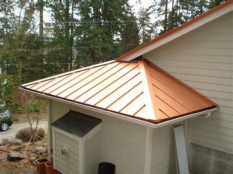 Standing Seam Metal Roof Copper Color