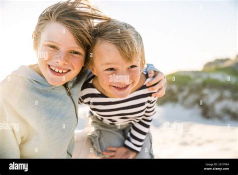Two Boys On Beach Hi Res Stock Photography And Images Alamy