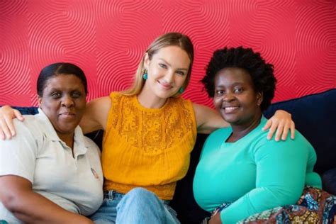 Candice Swanepoel Visits Mothers2mothers Hq In Cape Town February
