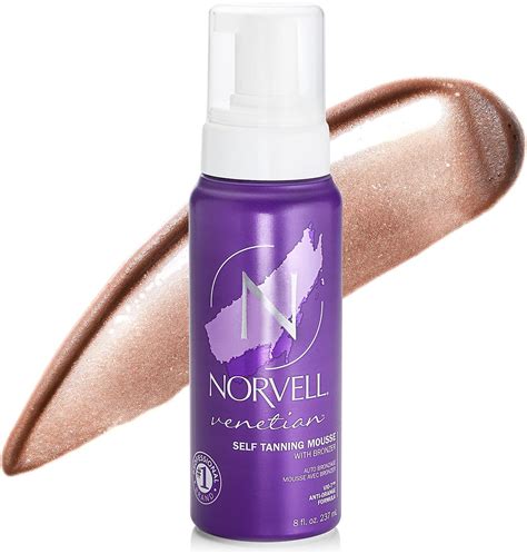 Norvell Venetian Sunless Self Tanner Mousse With Bronzer Instant Self