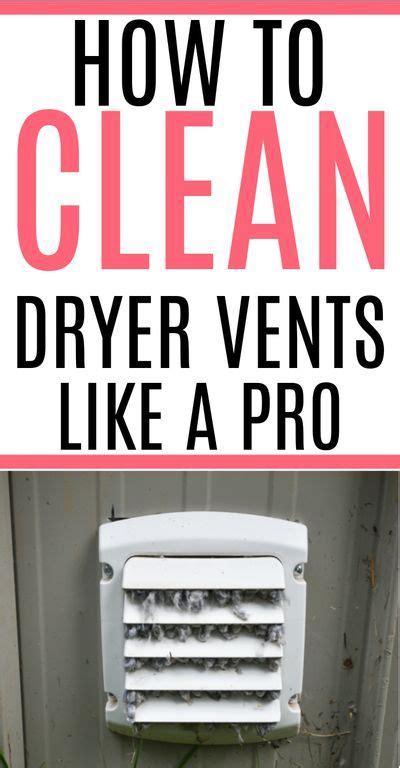 I have a gooseneck vent that goes from laundry room to rooftop. How To Clean Your Dryer Vent in 2020 | Dryer vent, Clean ...