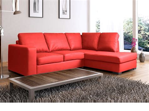 27+ sofa and loveseat sets under 500 info. Venice Right Hand Corner Sofa Red Faux Leather w/ Chaise ...