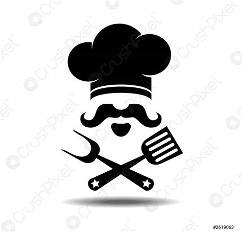 Chef Hat Logo Stock Vector Crushpixel