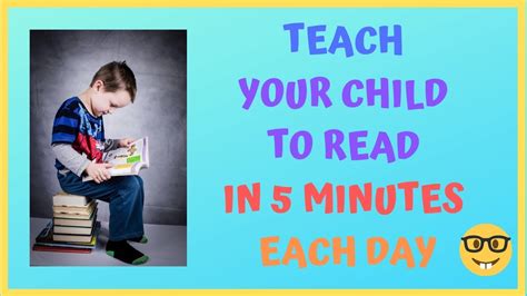 How To Teach Your Child Read In 5 Minutes Each Day Youtube