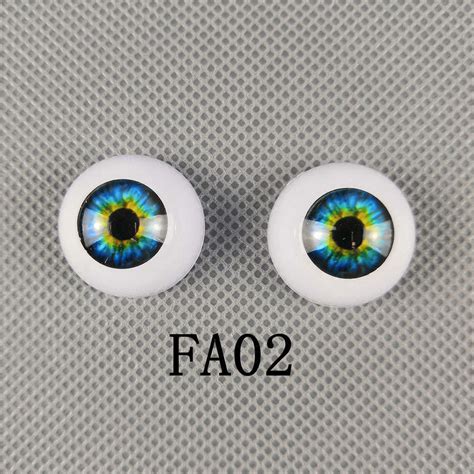 20mm half round acrylic eyeballs diy eyes for reborn bjd ooak doll making kits for sale online