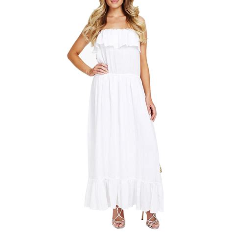 White Marietta Maxi Dress Brandalley