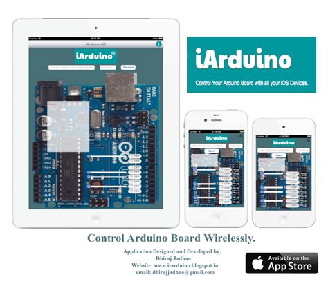 Control Arduino Board Wirelessly With Iarduino Application And Your Iphone Ipad Interfacing W