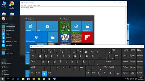 Android Er On Screen Keyboard Of Windows 10