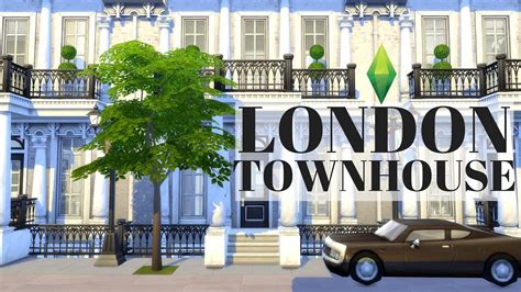 London Townhouses 🏘 The Sims 4 Speed Build Youtube