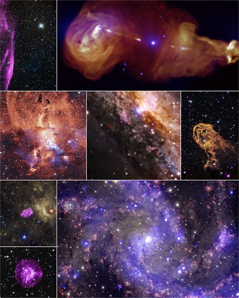Chandra X Ray Observatory Releases Eight Never Before Seen Images
