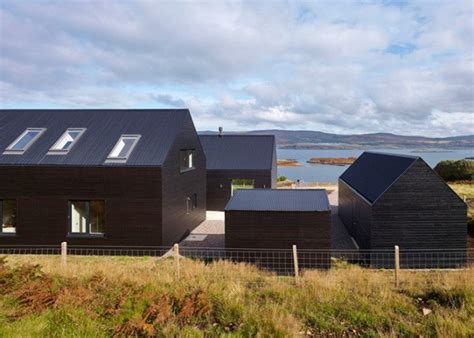 Colbost House Is A Sleek Black Residence On The Isle Of Skye