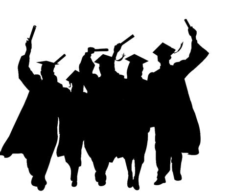 Graduation Silhouette Png Png Image Collection