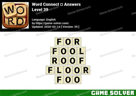 We did not find results for: Word Connect Level 39 Answers - Game Solver
