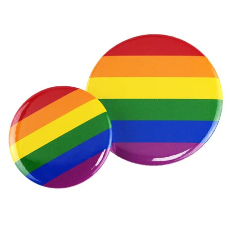 1 Pc Lgbt Pride Rainbow Flag Tinplate Badge Support Gay Lesbian Bisexual Transgender Symbol Pin