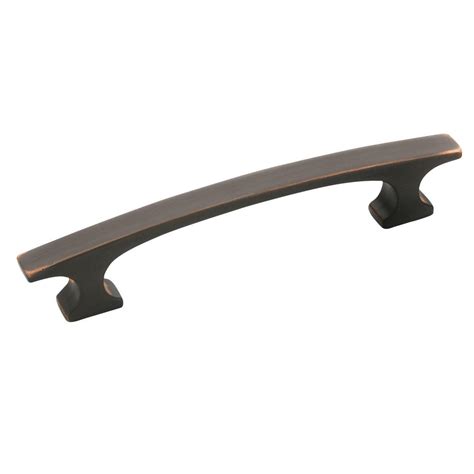 Cabinet handle drawer cup bin pull overall length: Amerock Conrad 3-3/4 in. (96 mm) Center Oil Rubbed Bronze ...