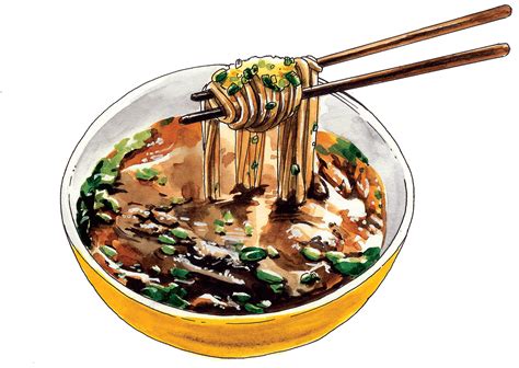 Japanese food illustration on Behance