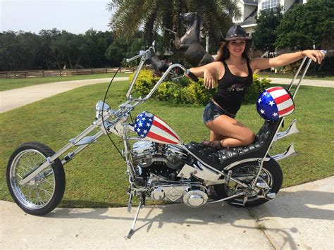 Easy Rider Captain America Replica 1956 Harley Panhead