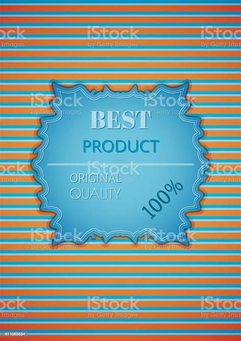 Best Product Stamp On Striped Background Stock Illustration Download