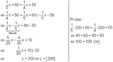 Gleichungen einfach mit hilfe von beispielaufgaben lösen weitere beispielaufgaben mit lösungen gibt es hier. Lineare Gleichungen zu Sachaufgaben