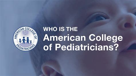 Who Is The American College Of Pediatricians Youtube