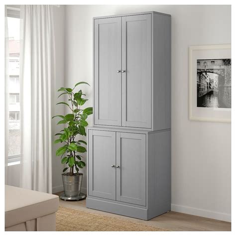 Havsta Storage Combination With Doors Gray 3178x1812x8312 Ikea