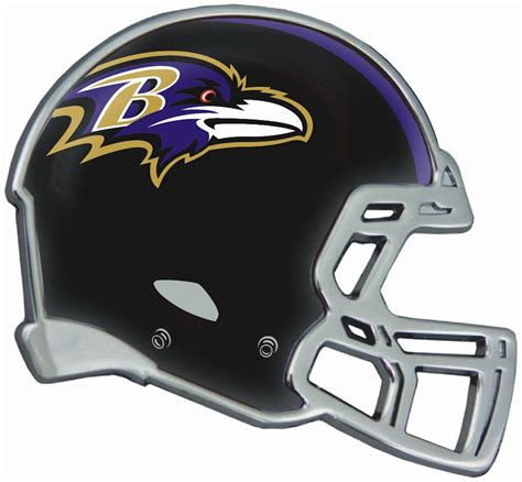 Baltimore Ravens Auto Emblem Decal Metal Adhesive Helmet Style Ebay