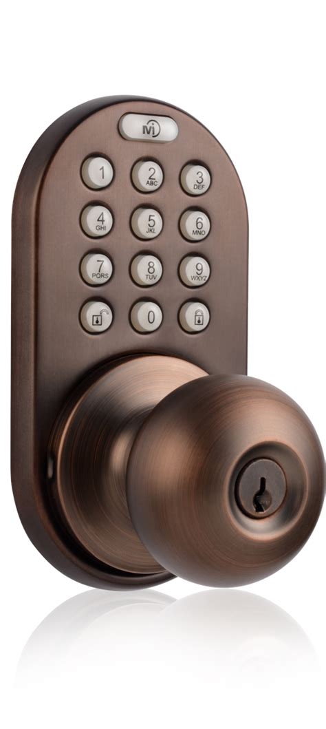 Milocks Dkk 02 Keyless Entry Knob Door Lock With Electronic Digital Keypad