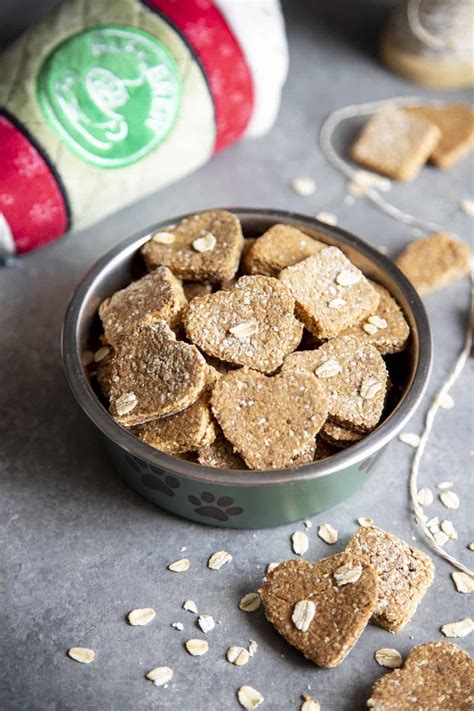 Banana Peanut Butter With Rolled Oats Dog Treats Wild Wild Whisk