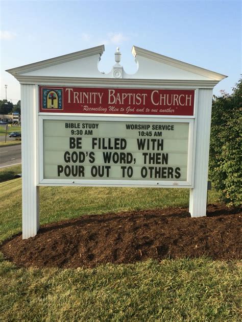 Trinity Baptist Church Christiansburg, Va Church sign / marquee