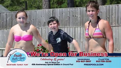 pride pools spas and leisure products inground pools youtube