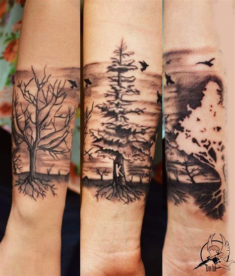 Tree Tattoo Татуировка рука Татуировки Фотографии природы
