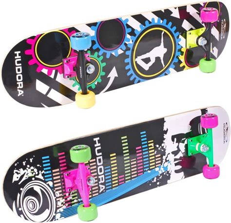 Hudora Hdo Skateboard Neon Abec 1 12141 Amazonde Sport And Freizeit