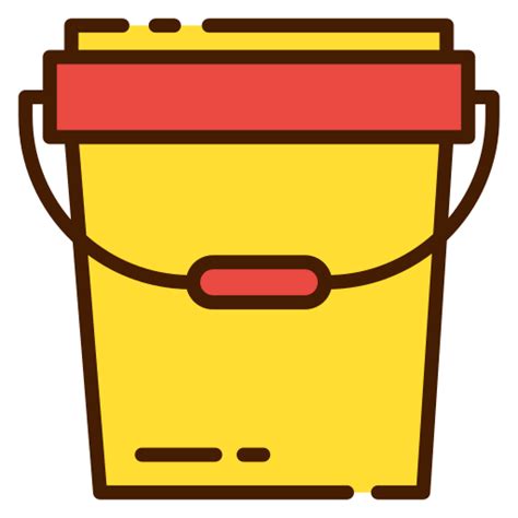 Bucket Good Ware Lineal Color Icon