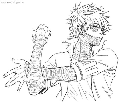 My Hero Academia Coloring Pages Hand Drawing Free Printable Coloring