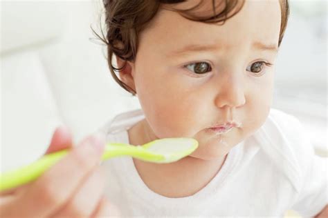 Female Toddler Being Spoon Fed Photograph By Science Photo Library
