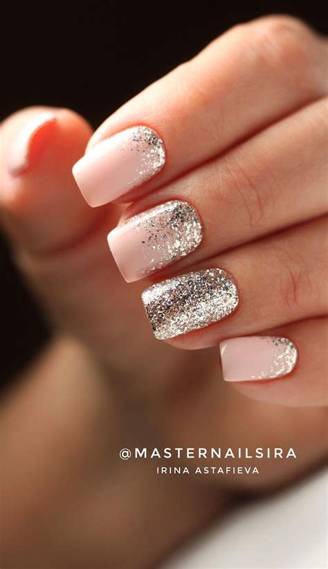 100 Beautiful Wedding Nail Art Ideas For Your Big Day Sparkle Nail
