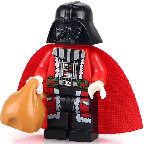 Minifigure Darth Vader Christmas Santa Star Wars Compatible Lego