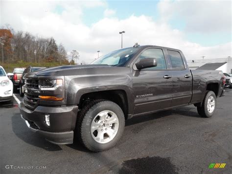 2016 Tungsten Metallic Chevrolet Silverado 1500 Lt Z71 Double Cab 4x4