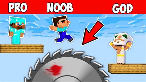 Noob Vs Pro Vs God Very Dangerous Games Battle Adventure In Minecraft