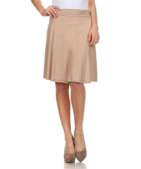 Look At This Beige A Line Skirt On Zulily Today Fashion A Line