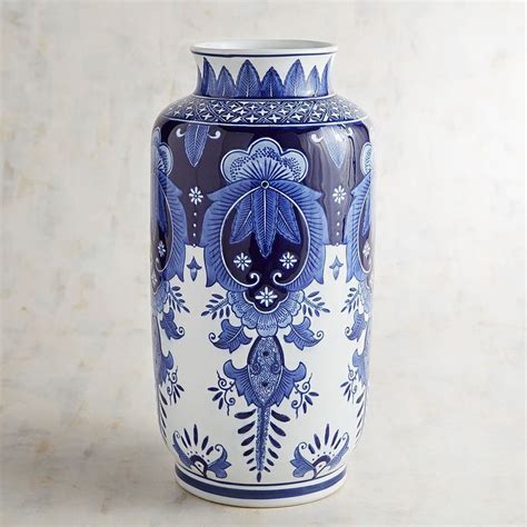 Blue And White Vase Pier 1 Imports Vases Decor Vase Ceramic Vases