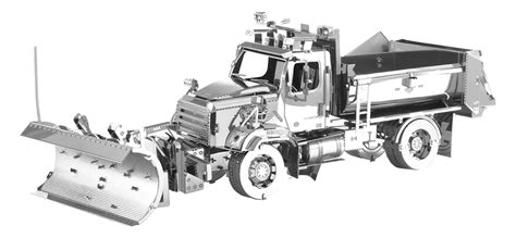 Overig Modelbouw Accessoires Metal Earth Freightliner 114sd Snow Truck