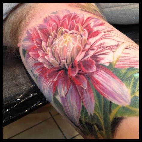 Flower Wow Dahlia Flower Tattoos Flower Tattoo Designs Floral Tattoo