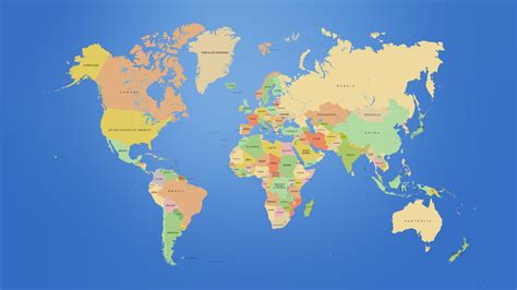 🔥 48 World Map Screensaver Wallpaper Wallpapersafari