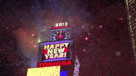 20122013 New Years Eve Countdown Times Square New York Youtube