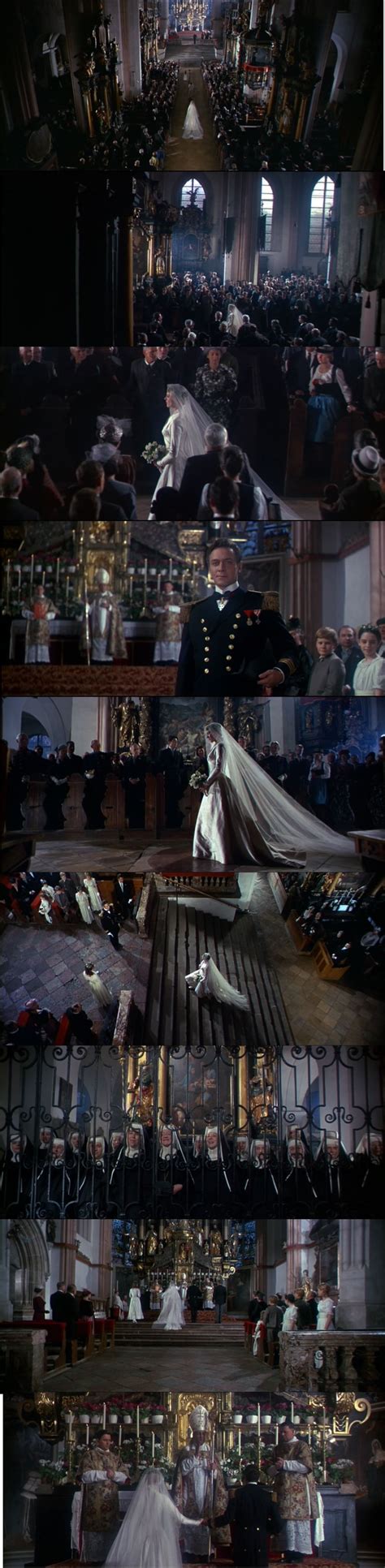 The Sound Of Music 1965 Maria Getting Married To Captain Von Trapp While The Song Maria As