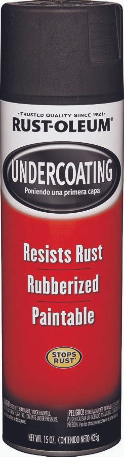 Rust Oleum 248657 Auto Coatings Black Rubber Undercoating 15 Ounce