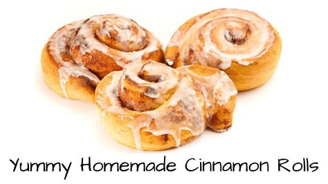 Yummy Homemade Cinnamon Roll Recipe Youtube